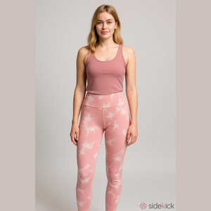 Pink Tie Dye High Waisted Scrunch Bum Leggings
